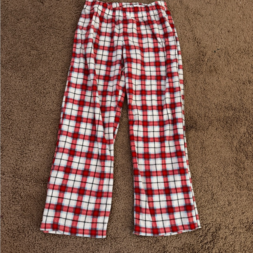 Wondershop Kids' Red and White Plaid Sleepwear